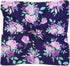 Newborn Swaddle Blanket with Beanie Set, Soft Stretchy Blanket for Baby Boys and Girls, 0-3 Months, Purple Flower