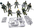 Guaishou 8 Pack Playset Action Figures Army Men Soldiers Toys Military Toy Realistic Accessories