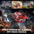 1:18 2WD 20Km/h BEZGAR Remote Control Monster Truck, Scale All Terrain RC Truck, Monster Truck Toys with Light, RC