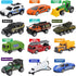 Oriate Diecast Toy Cars Set for 3-8 Year Old Boys, 12 Pack Mini Metal Cars 1/64, Blind Box Edition