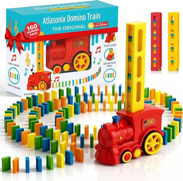 Atlasonix Domino Train | Domino Train for Kids | Dominos for Kids
