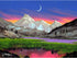 Bits and Pieces 500 Piece Jigsaw Puzzle for Adults, 18" x 24" Evening Magic Nighttime Mountain Landscape