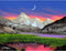 Bits and Pieces - 300 Piece Jigsaw Puzzle for Adults - 18" x 24" - Evening Magic - Nighttime Mountain Landscape by