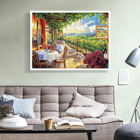 DAGIRT 500 500 500 20.5 15 Inch Jigsaw Puzzles Pieces for Adults Natural Wine Estate, Piece Vineyard Piece Puzzles