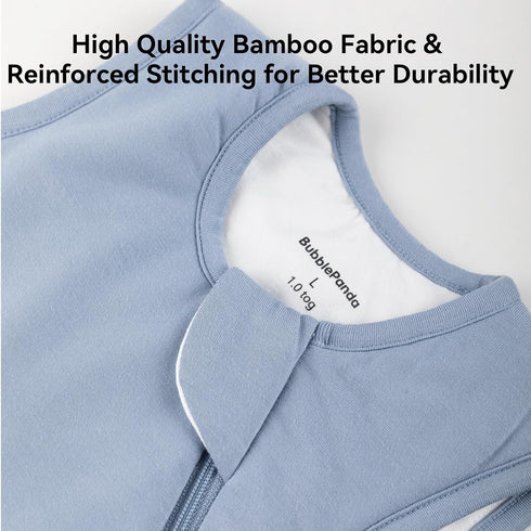 BubblePanda 12-18 1.0 2-Way Rayon Made from Bamboo Sleep Sack Months Tog Ultra Soft Baby Wearable Blanket Toddler