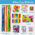 RAINFLOW 1700+ Set Arts & Crafts Supplies - Craft Kit,Supplies & Materials for School,Classroom,Family, Party, DIY, Art