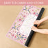 Sonwyoung 1 31.5 31.5 Chinoiserie Mahjong Mat with Carrying Bag x Pink and White Rubber Anti Slip and Noise Reduction