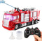Liberty Imports RC Rescue Fire Engine Toy Truck Radio Control Electric R/C