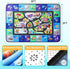Diysani 3x5 (0.4in) ABC Rug, Toddler Play Rug Feet, Extra Thick Washable Baby Play Mat for Floor, Classroom Carpet
