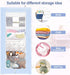 Hanging Stuffed Animal Storage, Over Door Large Plush Toy Organizer with Metal Hook, Baby Accessory Holder for Nursery