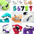 Nume 10PCS Plush Throw Pillow Toy, Nume Plush 0-9 Stuffed Figure Doll for Kids and Adults, Birthday Gift Choice for Fans