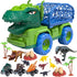 3-5, 8 3 6 3 4 5 6 7 TEMI Dinosaur Truck Toys for Kids Tyrannosaurus Transport Car Carrier Truck with Spray, Dinosaur