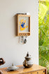 Family Handprint Kit & Key Holder DIY Eco-Friendly Bamboo Keepsake Kit with Non-Toxic Paints, Personalized Baby Gifts