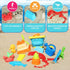 Set, 24PCS Backpack 2 Summer Elovien Beach Sand Toys Sandbox Toys with Mesh Bag Included Foldable Buckets Pails, Sand