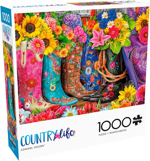 Buffalo Games - Cowgirl Colors - 1000 Piece Jigsaw Puzzle
