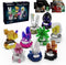 Sikewettx Mineral Display Building Blocks Set 794pcs, 9 Pack Gemstone Models, Crystal Rock