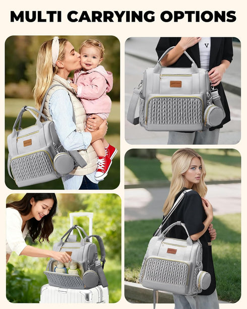 ZCSERTGI Backpack Backpacks,Newborn Diaper Bag,Stylish Waterproof Baby Diaper Bags with Changing Pad,Insulated