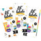 Waterproof Write-On Bottle Labels, Self-Laminating for Baby Bottles, Dishwasher-Safe, Variety Set of 3 for Daycare