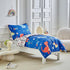 Set 4 Set Dinosaur Toddler Bedding for Boys Girls Pieces Toddler Bed - Ultra Soft Cartoon Cute Orange Yellow Blue Green