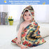WELLDAY 35x35 Inch Southwestern Pattern Baby Towel Ultra Soft Hooded Towels for Babies - Ultra Absorbent Cotton Bath