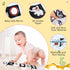 High Contrast Black and White Baby Toys for Newborn, Tummy Time Sensory Toys, Montessori Gifts for 0-12 Months