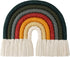 ZWA Rainbow Wall Hanging, Macrame Wall Art Decor for Nursery, Kids Room, Home