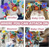 Baby Activity Arch Toy Bar for Stroller, Bassinets and Car Seat, Adjustable Crib Toys Hanging Attachment, Sensory