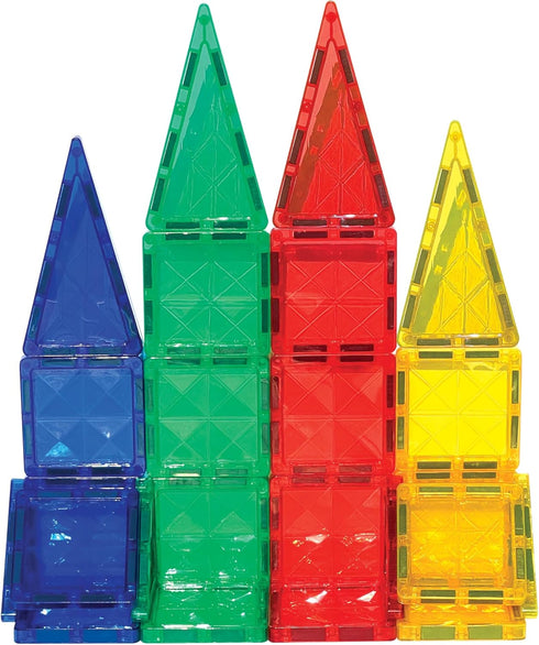 CreateOn Crayola Mini Magnetic PIP-Tiles, 24-Piece Building Set for Kids, Magnetic Toys for Ages 3+