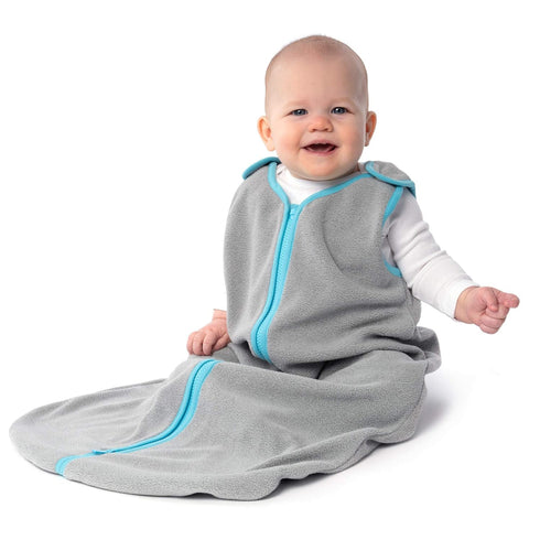 Sleep Nest Fleece Baby Sleeping Bag by baby deedee, Gray, 6-18 Month