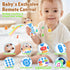 6+ Baby Remote Control Toy with Phone Teether & Teething Keys & Car Remote, Remote Teether for Baby with Realistic
