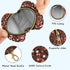 PYBUG Glitter Round Pacifier Storage Case, Polyester & TPU Lined with Hook Buckle, Pacifier Container Box for Baby
