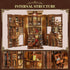 MiniCity Book Nook Kit, DIY Miniature House Dollhouse Kit for Adults and Teens, Booknook Tiny House Bookshelf Decor