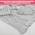 Stuffed Animal Storage Hammock Corner, 56'' Jumbo Hanging Net Organizer, Boho Leaf Tassel Toy Storage with LED Light
