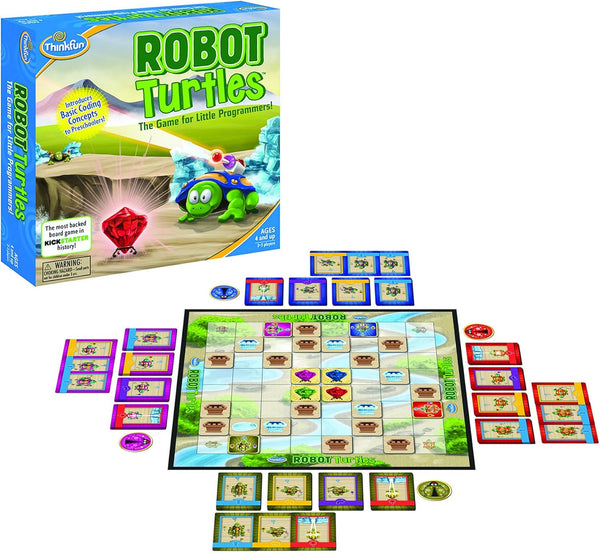 Think Fun Robot Turtles Coding Board Game for Preschoolers