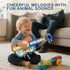 SailStart 1-2 12-18-24 Toddlers Guitar Musical Toys for Year Old Boy/Girl, Multiple Modes with Piano Keys, Animal