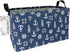 FANKANG Foldable Canvas Laundry Basket, Nursery Hamper with Waterproof PE Coating, Rec-Sailboat
