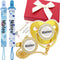 Personalized Pacifiers Gift Set Custom Name Engraved Pacifier with 2 Pacifier Clips