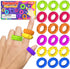 Fidget Toys Sensory Rings for Kids: Quiet Textured Ring 18 Pack -