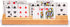 Set 2 Yellow Mountain Imports Extra-Wide Solid Beechwood Playing Card Holders