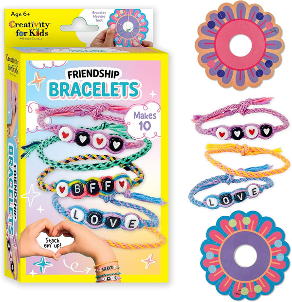 Creativity for Kids Best Friends Bracelets Mini Craft Kit: Create 10 Friendship