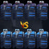 8 Pack Tactical Vest Kits for Nerf Guns N-Strike Elite Series, Kids Birthday Toy Gun Wars, Party Supplies