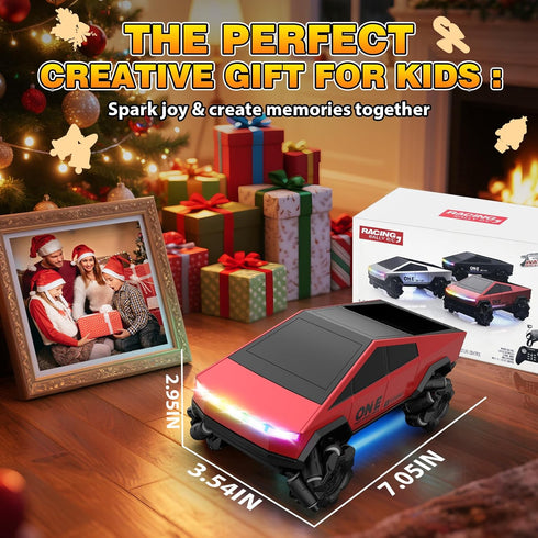 6-12 1/28 4WD 2.4Ghz 360Rotating Gesture Sensing RC Stunt Car Toys for Years Old Boys Girls, Scale RC Drift Car, RC