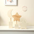 3 Set Barydat Pcs Boho Nursery Shelf Decor Wooden Moon and Star Nursery Decor Cute Bohemian Children Kids Decoration