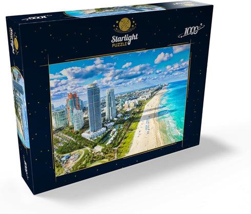 MyPuzzle Premium 1000 Piece Jigsaw Puzzle - South Beach Miami Beach Florida USA for Adults