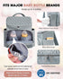 NatuFuse Backpack Baby Diaper Bag, Multi-Function Baby Bag for Mom Dad, Diaper with Changing Pad Stylish Paaleras para