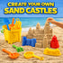 15-Piece Set Liberty Imports Sand Castle Building Kit - Ultimate Beach Toy with Large Bucket, Rake, Shovels, Molds