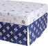 Set 5 Set Elephant Crib Bedding for Boys, Pieces Nursery Including Quilt/Fitted Sheet/Crib Skirt/Diaper Bag/Blanket