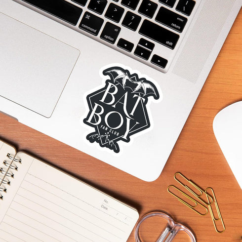 3PCS Boy Bat Club Sticker, Funny Gift for Him, Husband, Boyfriend, Dad, American Hard Hat Stickers, Co-Workers Sticker