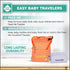 (8 Pack Packing Easy Baby - Diaper, Bottle, and Supplies - Organizer Pouches and Changing Pad - Change, Feed, Dress