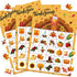 MISS FANTASY Thanksgiving Bingo Game for Kids, 24 Players Bingo Cards for Family Thanksgiving Activities